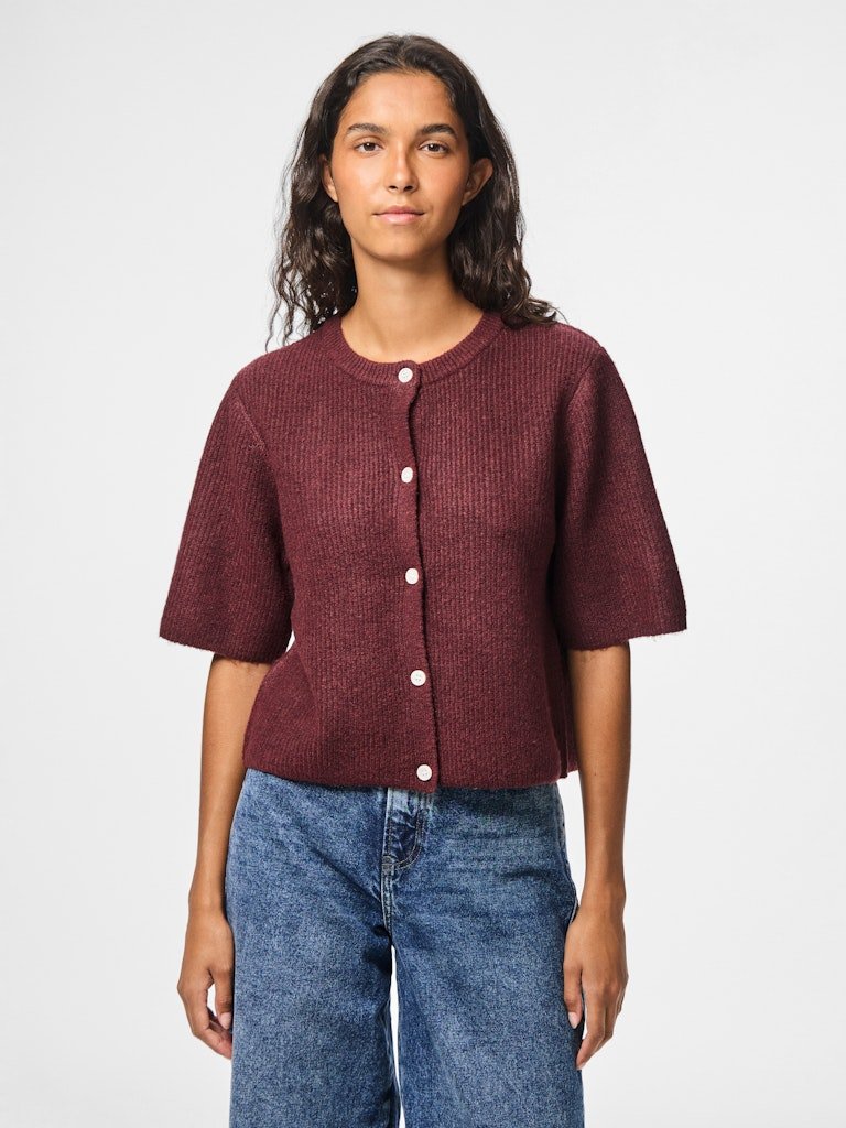 Pcsilly Ss O-Neck Knit Cardigan Noos van Pieces – Cardigans voor dames | Meisjes Brugge