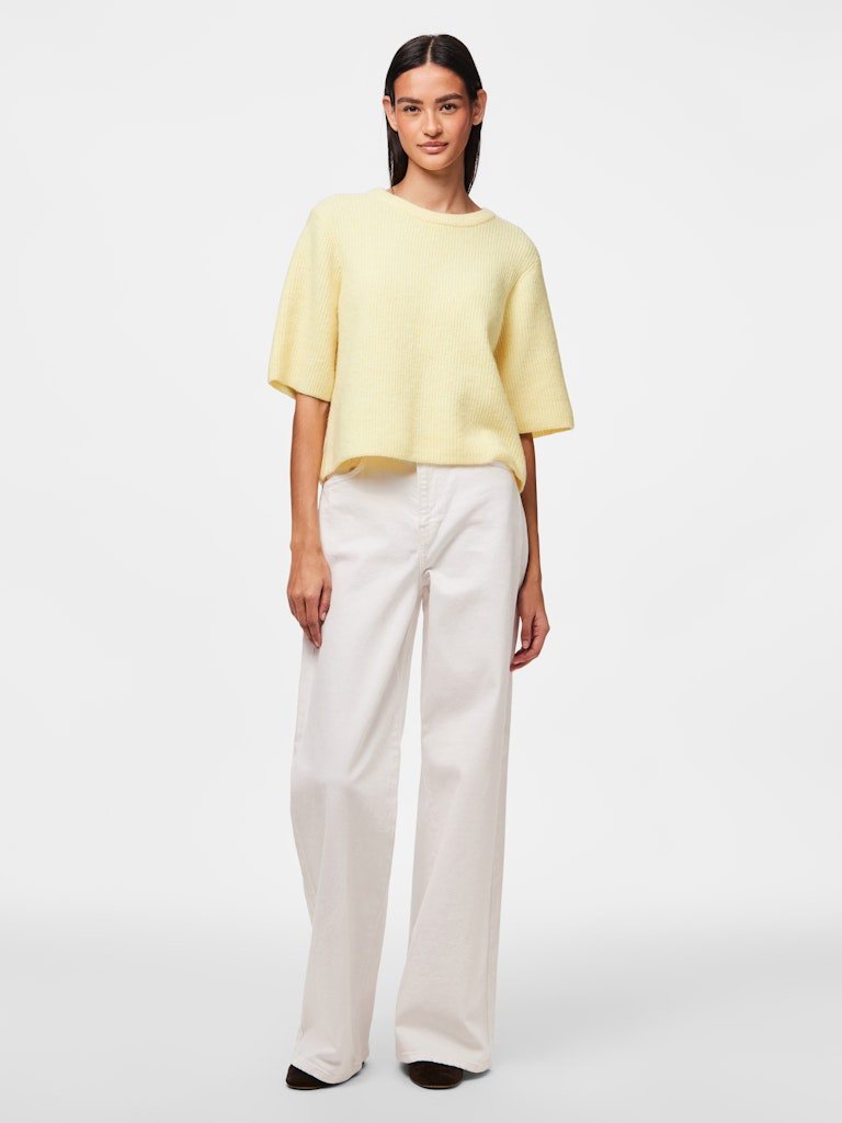 Pcsilly Ss O-Neck Knit Noos - SS26 van Pieces – Pulls voor dames | Meisjes Brugge