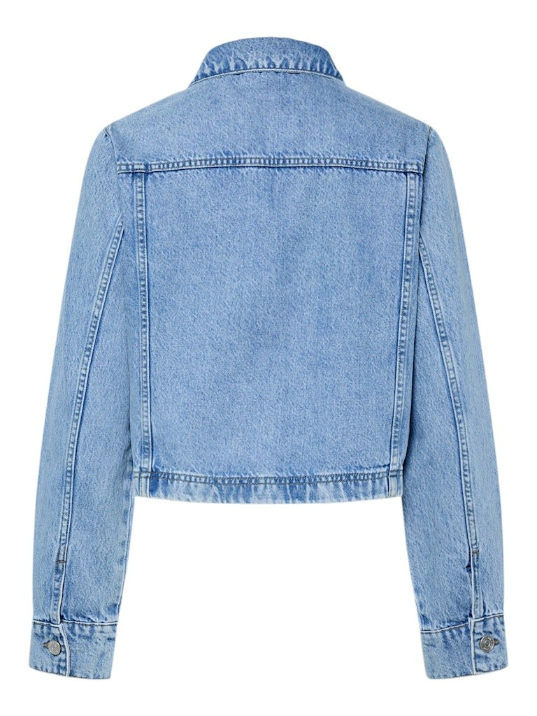 Pcsky Denim Jacket van Pieces – Jassen voor dames | Meisjes Brugge
