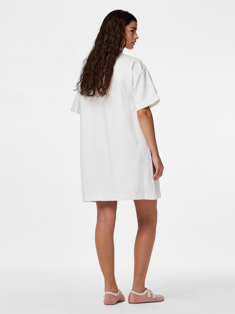 Pcsky Ss A-Shape Denim Dress Noos van Pieces – Jurken voor dames | Meisjes Brugge