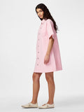 Jurken - Pcsky Ss A-Shape Denim Dress Noos van Pieces