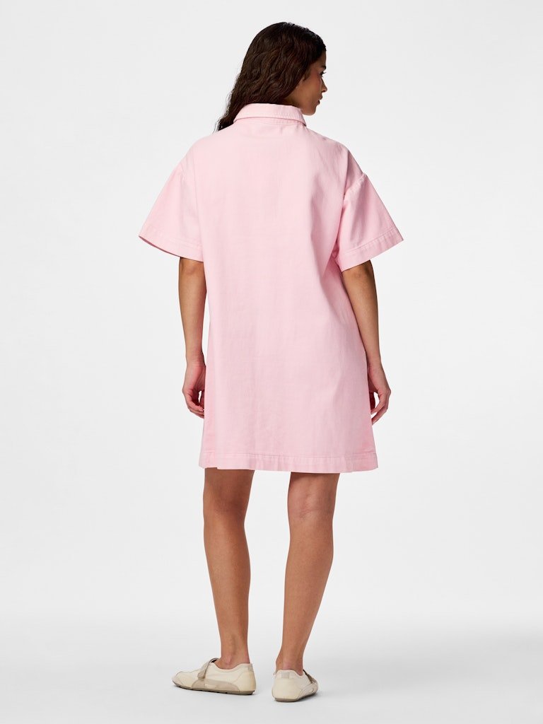 Pcsky Ss A-Shape Denim Dress Noos van Pieces – Jurken voor dames | Meisjes Brugge