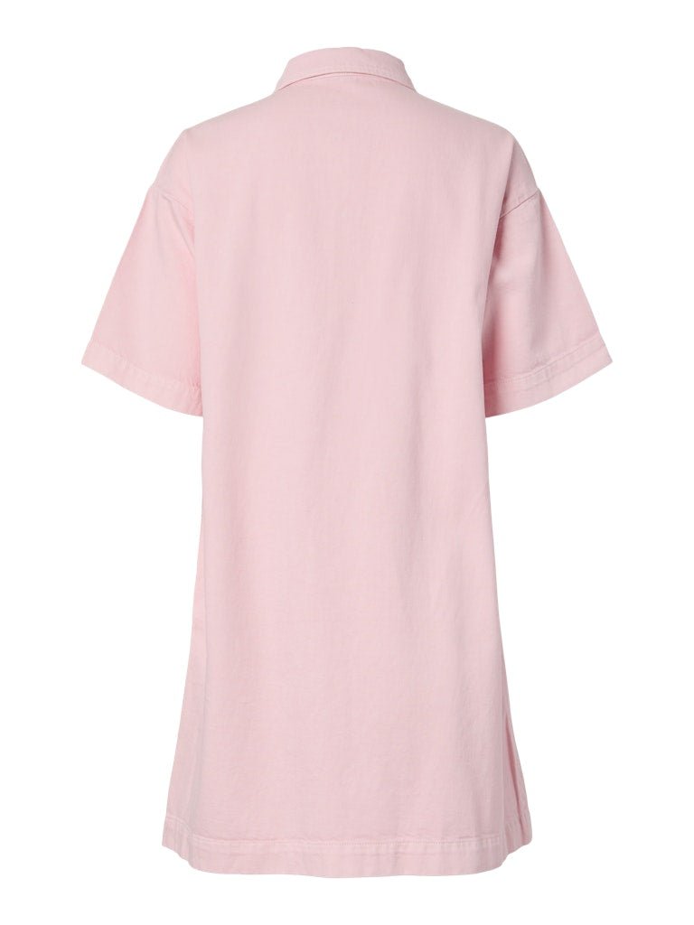 Pcsky Ss A-Shape Denim Dress Noos van Pieces – Jurken voor dames | Meisjes Brugge