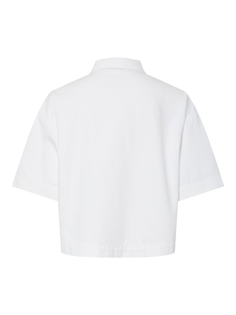 Pcsky Ss A-Shape Denim Top Noos van Pieces – Shirts voor dames | Meisjes Brugge