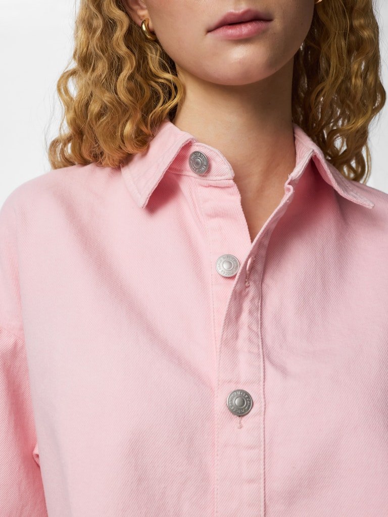 Pcsky Ss A-Shape Denim Top Noos van Pieces – Shirts voor dames | Meisjes Brugge