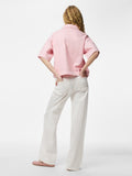 Pcsky Ss A - Shape Denim Top Noos – Shirts voor dames in kleur | Meisjes