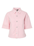 Pcsky Ss A - Shape Denim Top Noos – Shirts voor dames in kleur | Meisjes