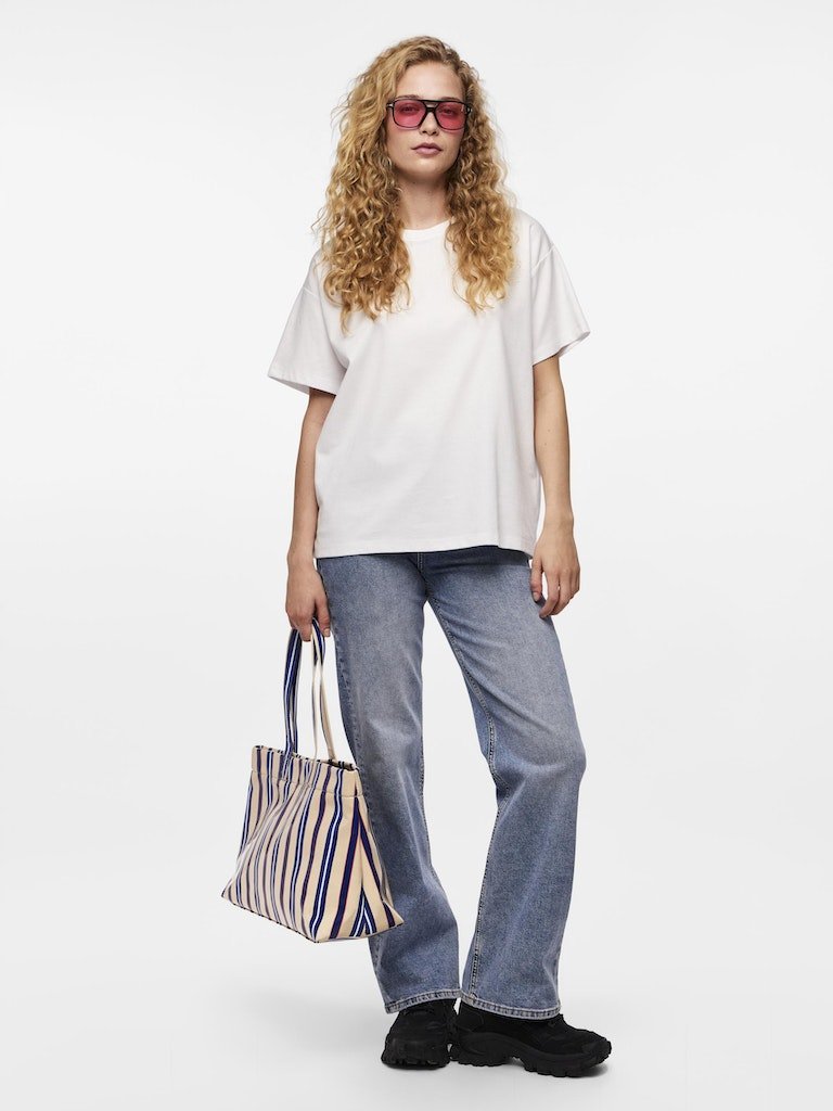 Pcskylar Ss Oversized Tee Noos van Pieces – Tops voor dames | Meisjes Brugge