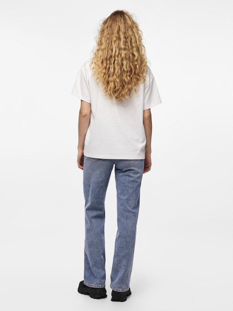 Pcskylar Ss Oversized Tee Noos van Pieces – Tops voor dames | Meisjes Brugge