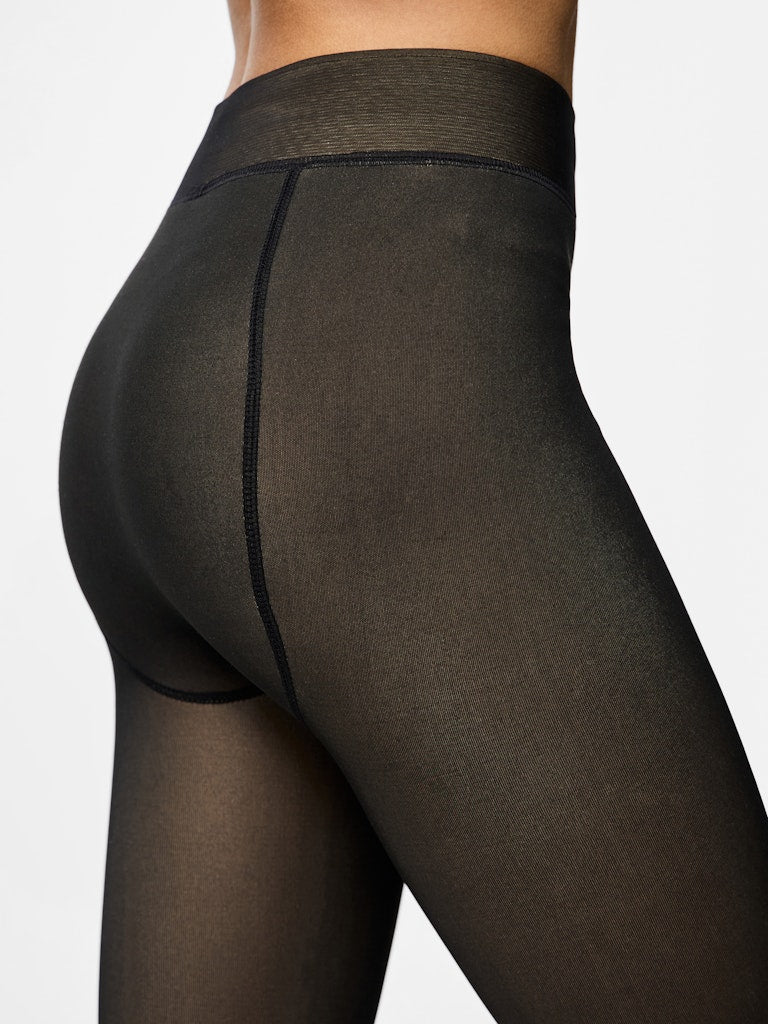 Pcsophie Fleece Tights Noos van Pieces – Sokken voor dames | Meisjes Brugge