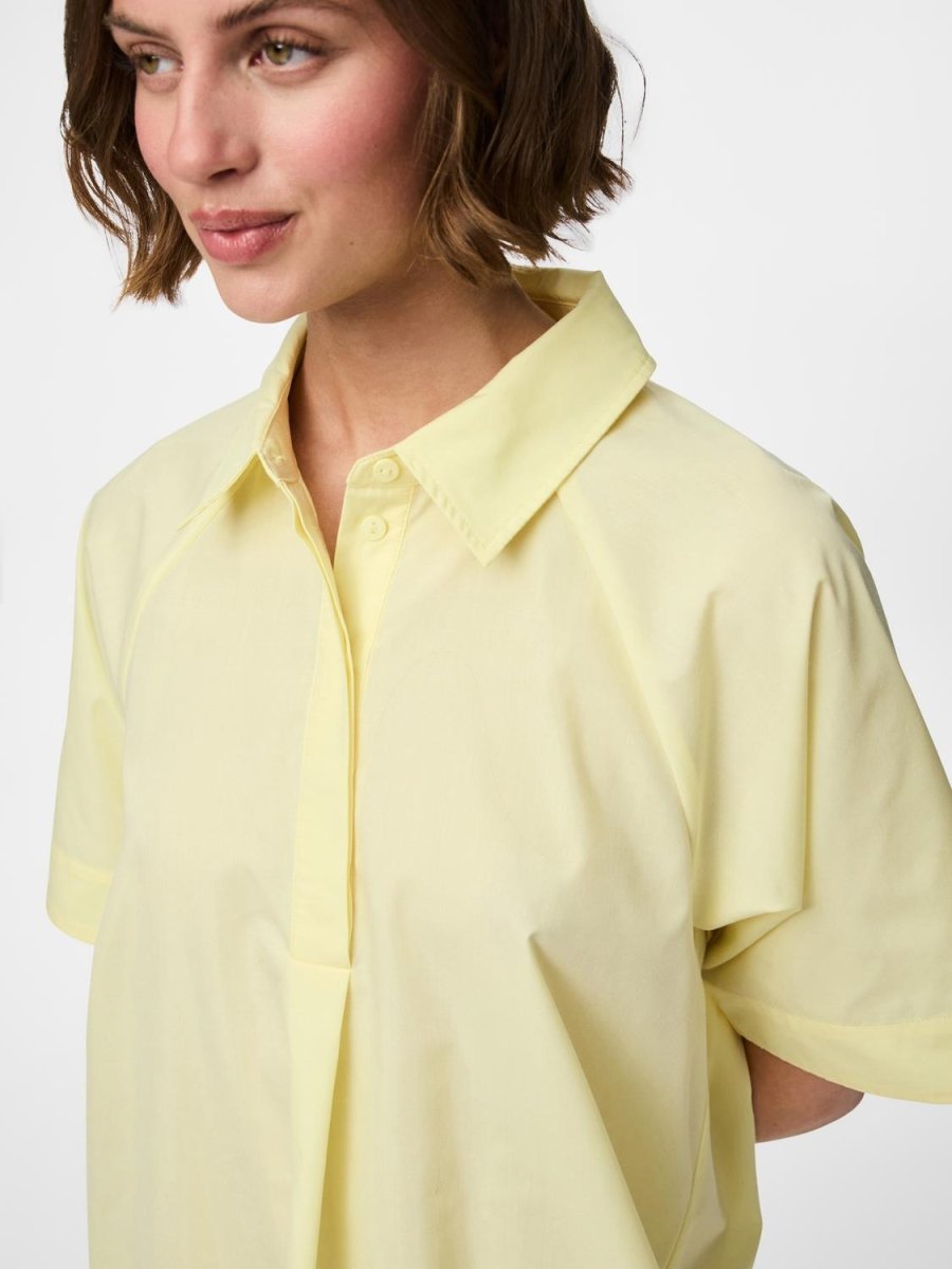 Pctonia 2/4 Short Shirt Dress van Pieces – Jurken voor dames | Meisjes Brugge