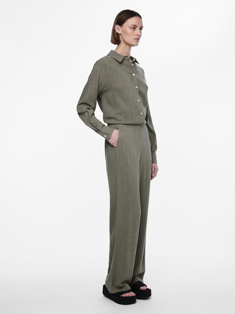 Pcvinsty Hw Linen Pant Noos - koop Broeken van Pieces bij Meisjes Brugge