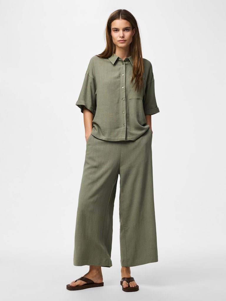 Pcvinsty Short 2/4 Shirt van Pieces – Shirts voor dames | Meisjes Brugge
