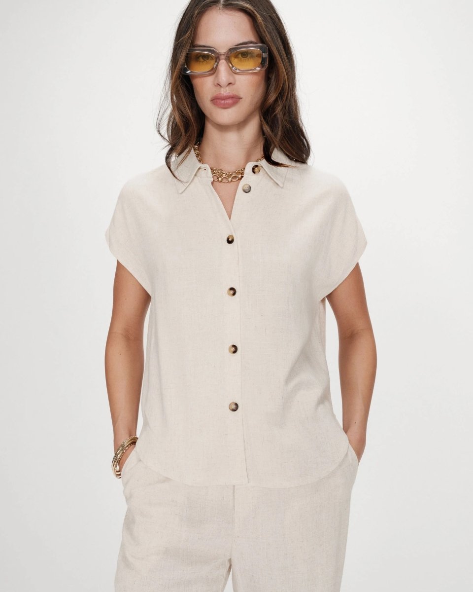 Perez Chemise - SS26 van Grace and Mila – Shirts voor dames | Meisjes Brugge