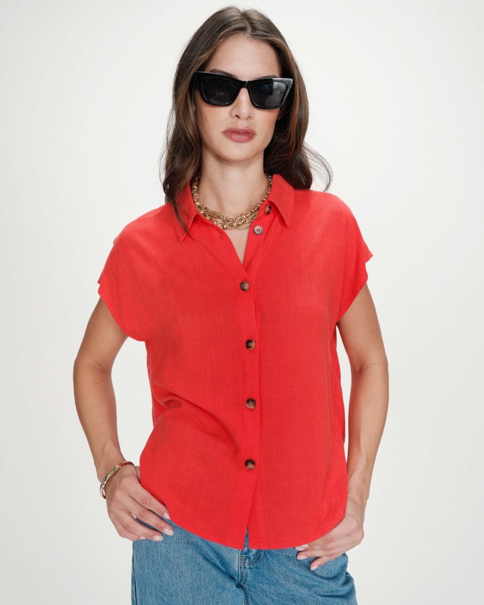 Perez Chemise - SS26 van Grace and Mila – Shirts voor dames | Meisjes Brugge