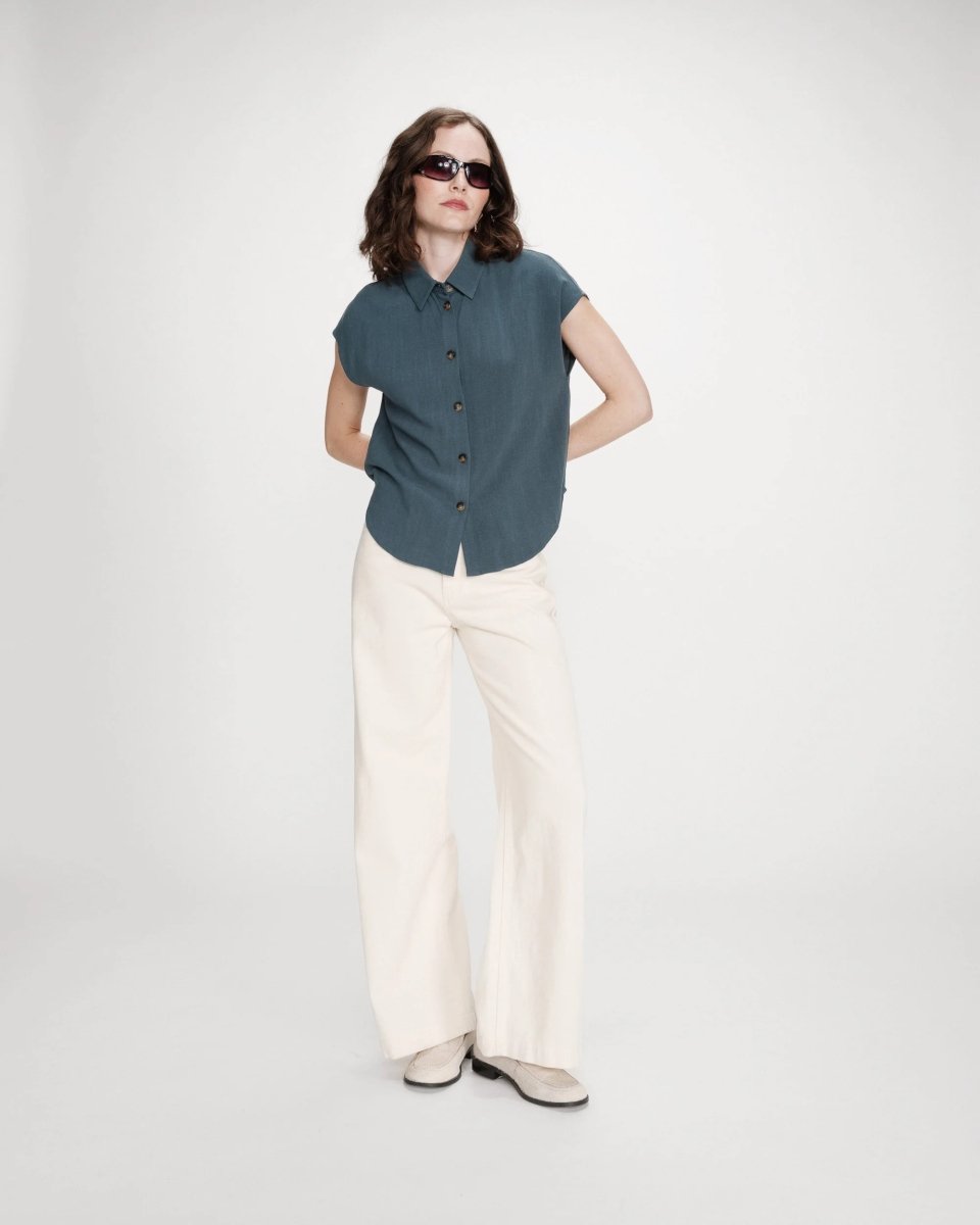 Perez Chemise - SS26 van Grace and Mila – Shirts voor dames | Meisjes Brugge
