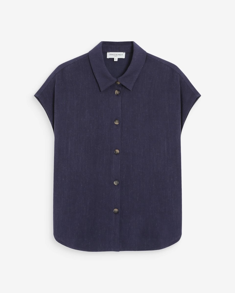 Perez Chemise - SS26 van Grace and Mila – Shirts voor dames | Meisjes Brugge