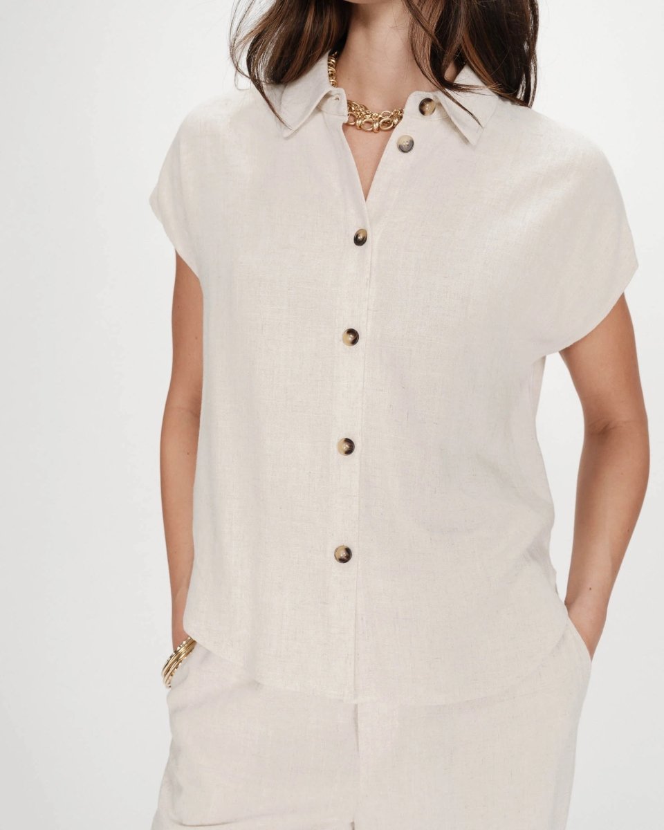 Perez Chemise - SS26 van Grace and Mila – Shirts voor dames | Meisjes Brugge