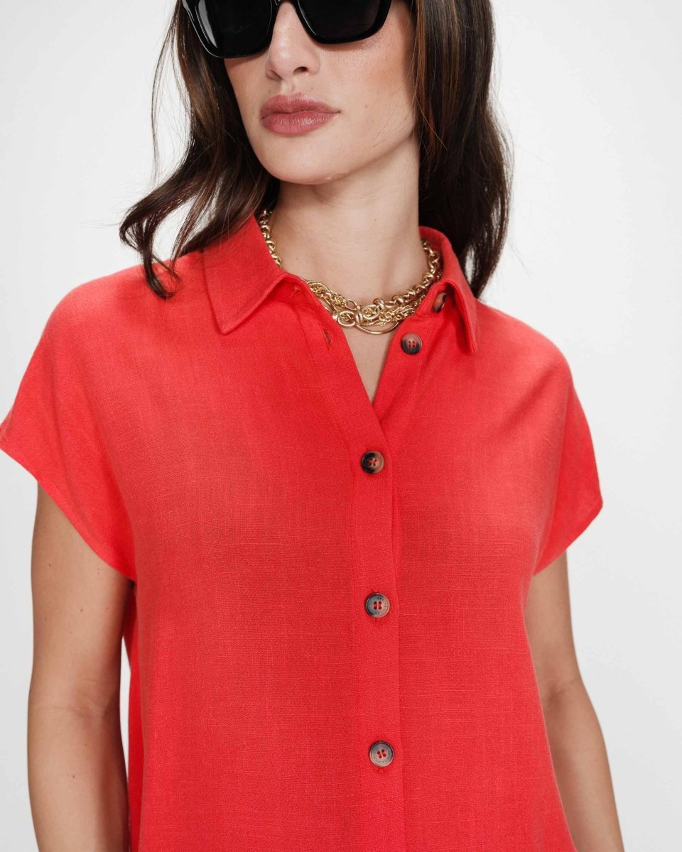 Perez Chemise - SS26 van Grace and Mila – Shirts voor dames | Meisjes Brugge