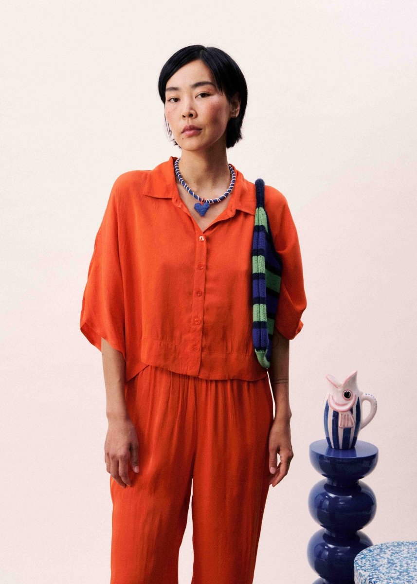 Pervenche Chemise van FRNCH – Shirts voor dames | Meisjes Brugge