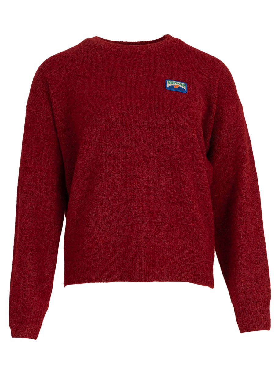 Burgundy one size Pulls - Pia patch pull van Meisjes