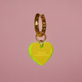 BRAT summer One Size (per stuk) Juwelen - Plexi hoop - Heart van Atelier Jean
