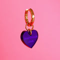 hearbreak club One Size (per stuk) Juwelen - Plexi hoop - Heart van Atelier Jean