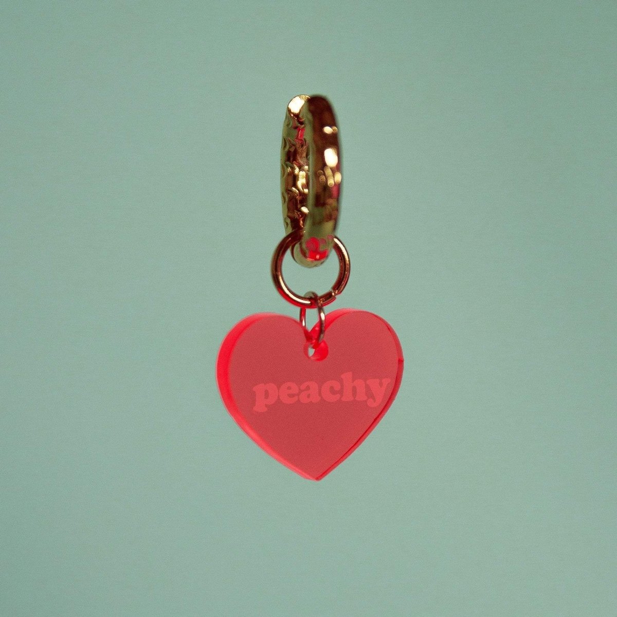 Plexi hoop - Heart van Atelier Jean – Juwelen voor dames | Meisjes Brugge