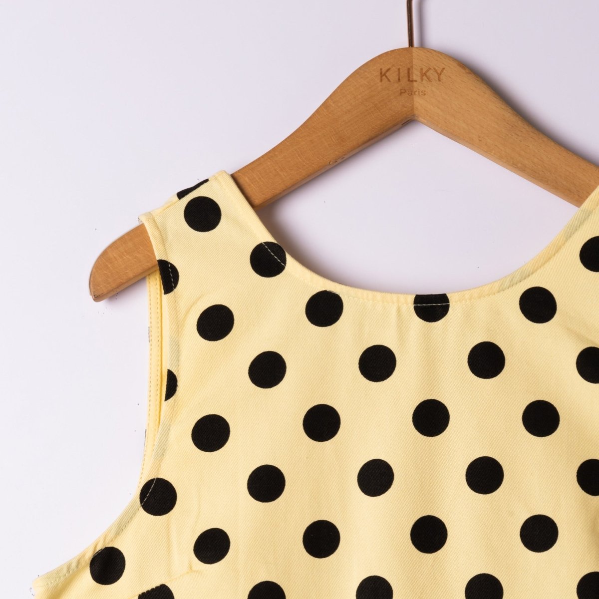 Polka dot sleeveless open back mini dress van Kilky – Jurken voor dames | Meisjes Brugge