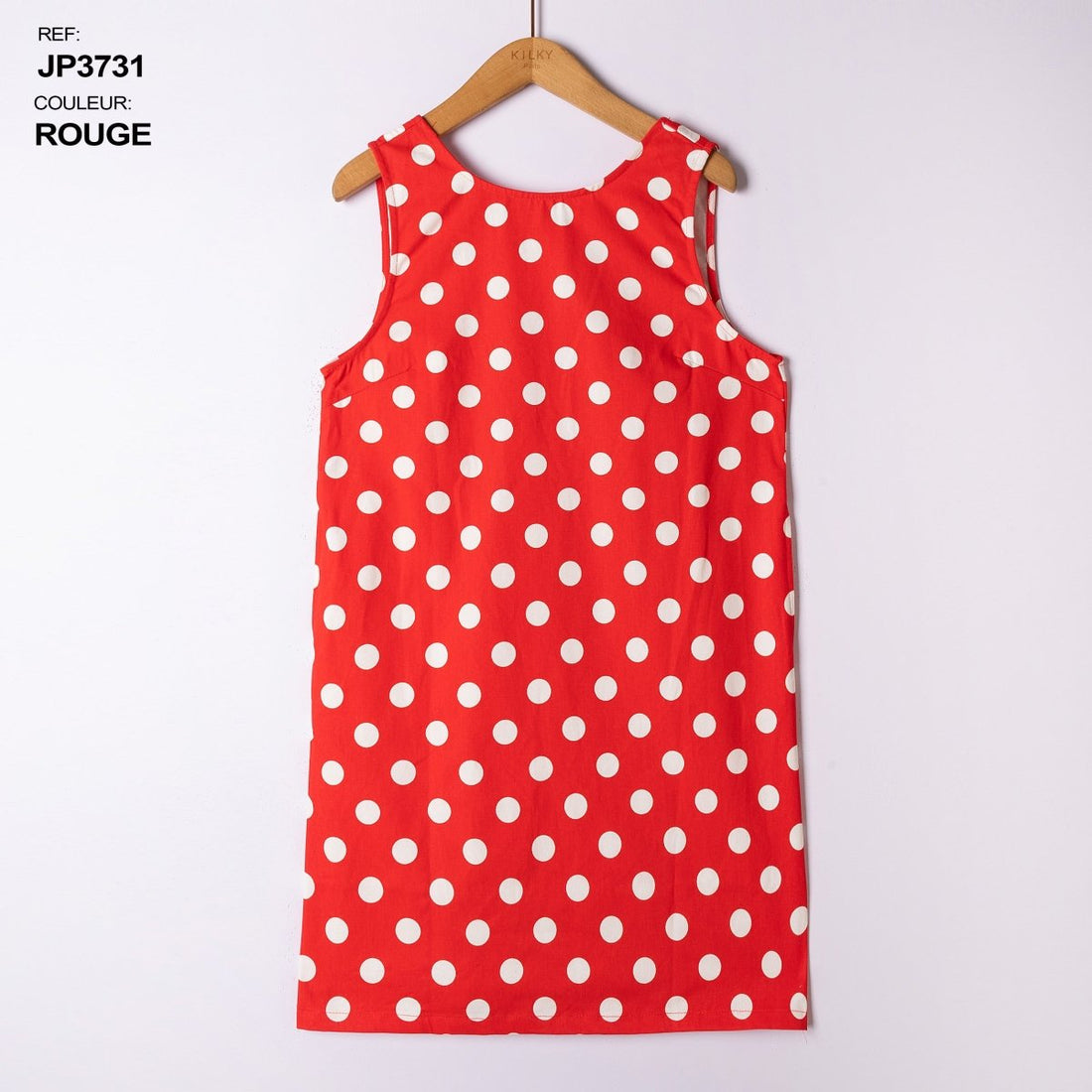 Polka dot sleeveless open back mini dress van Kilky – Jurken voor dames | Meisjes Brugge