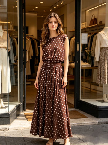 Polka set (skirt + top) van Kilky – Jurken voor dames | Meisjes Brugge