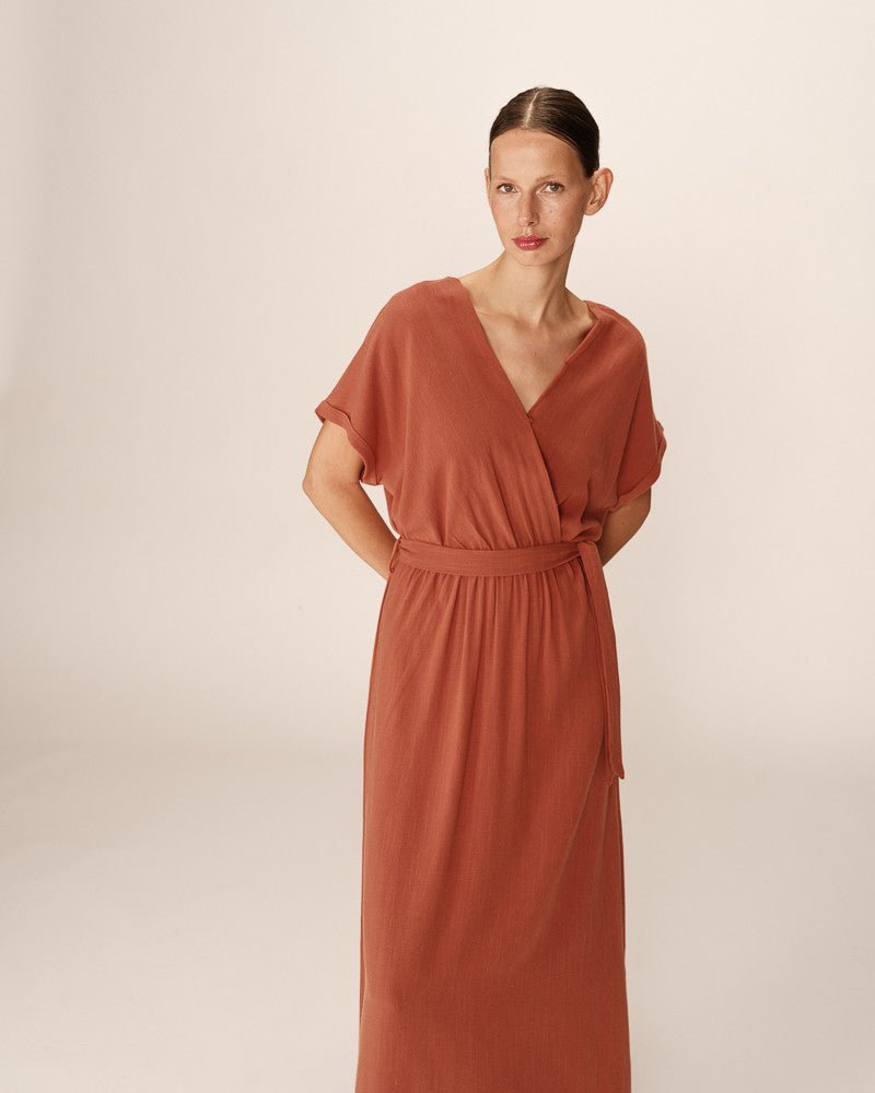 Pollen Robe Longue - koop Jurken van Grace and Mila bij Meisjes Brugge