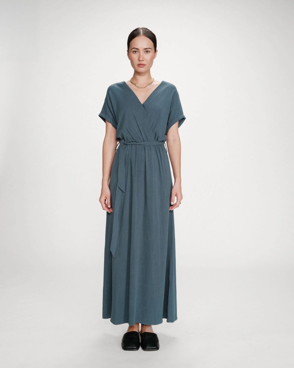 30% Pollen Robe Longue - SS26 van Grace and Mila – Jurken voor dames | Meisjes Brugge