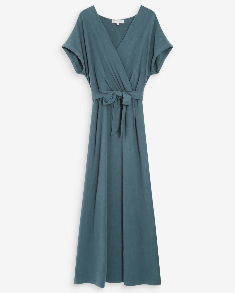 30% Pollen Robe Longue - SS26 van Grace and Mila – Jurken voor dames | Meisjes Brugge