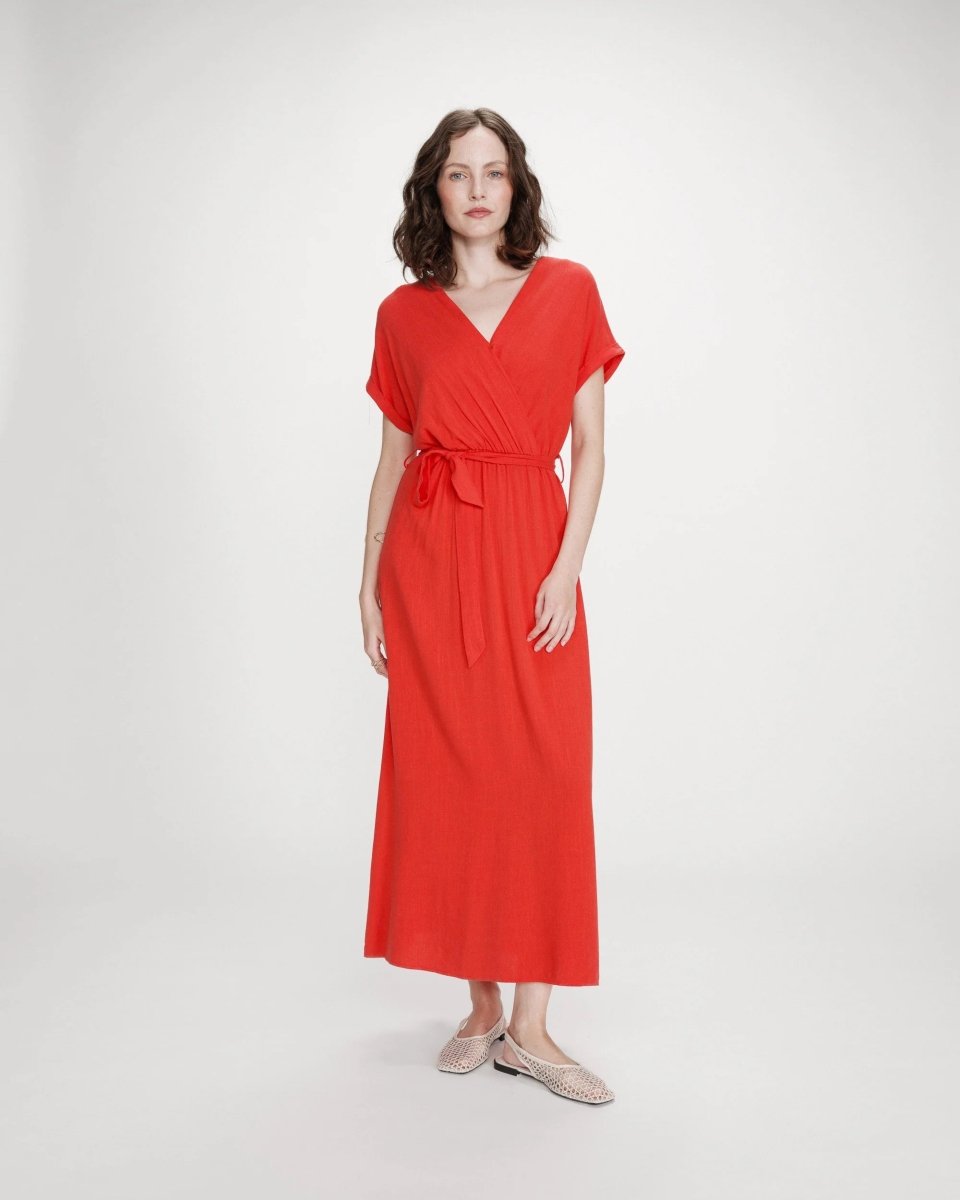 30% Pollen Robe Longue - SS26 van Grace and Mila – Jurken voor dames | Meisjes Brugge
