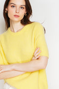 Pulls - Baby alpaca Short sleeve knit van Meisjes