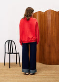 Sweaters - Red Tulip Sweatshirt van FRNCH