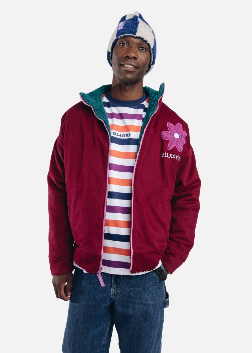 Jassen - Reversible Ella fleece jacket van Ellastiek