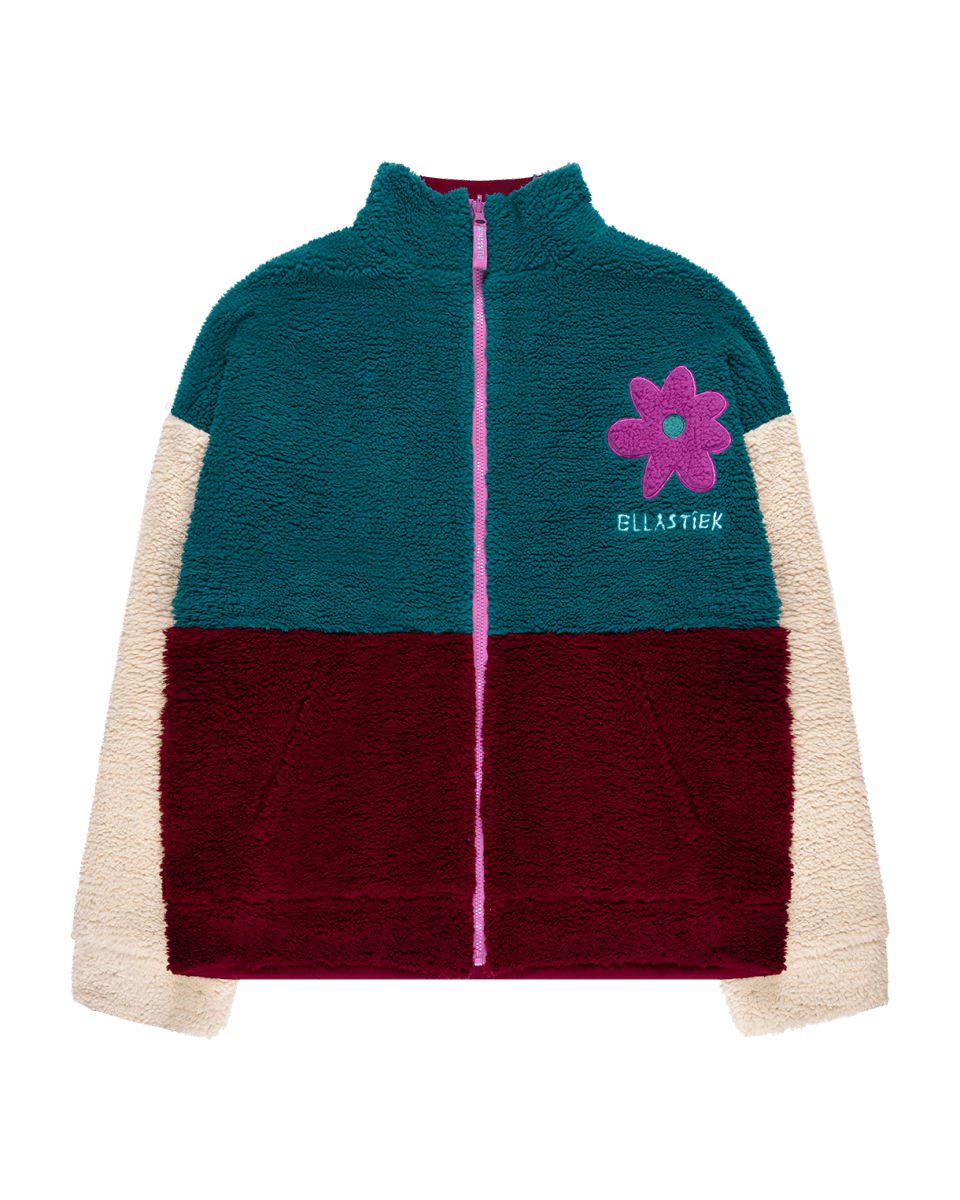 Jassen - Reversible Ella fleece jacket van Ellastiek