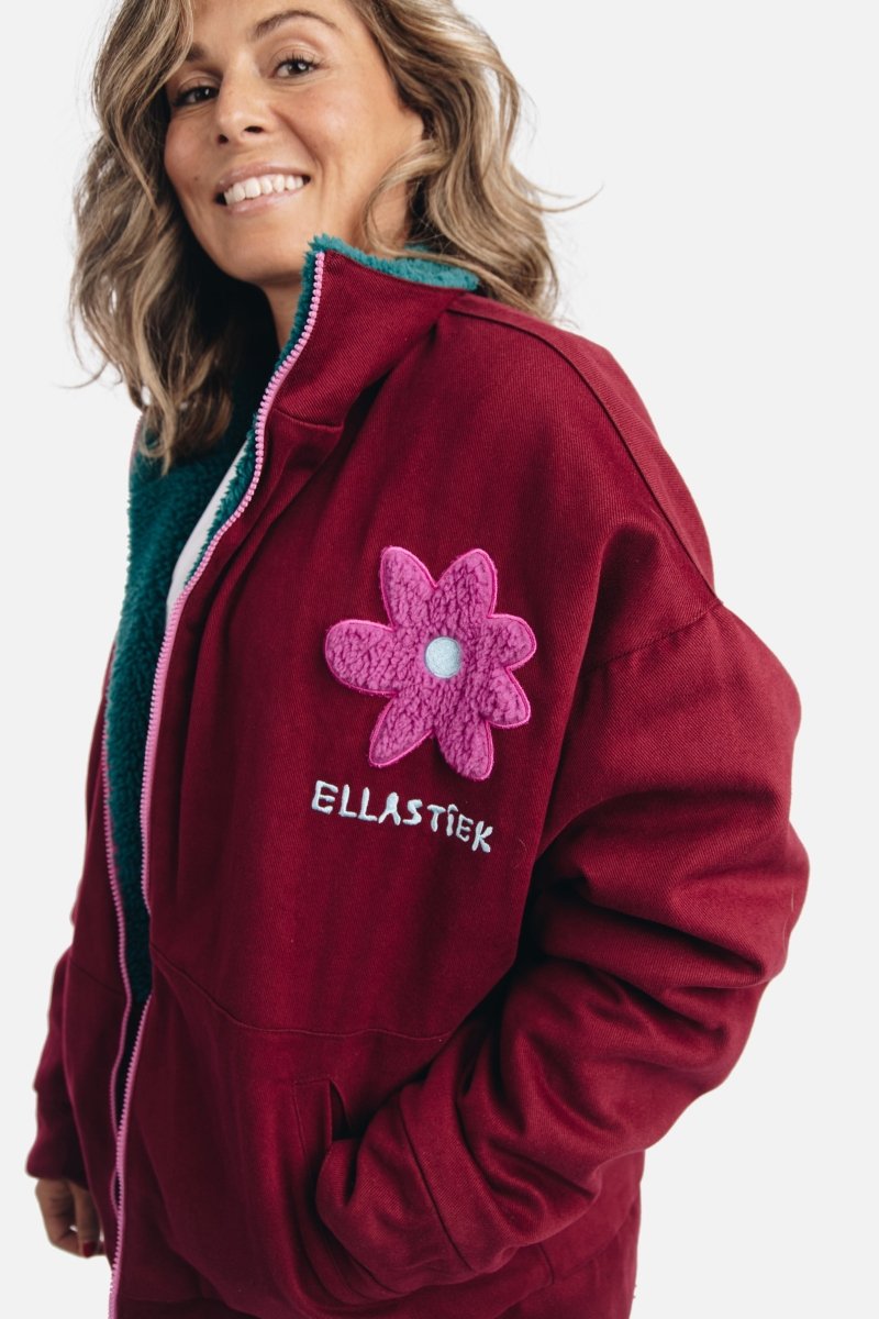 Jassen - Reversible Ella fleece jacket van Ellastiek