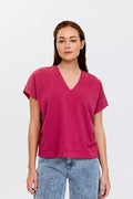 red medium Tops - Saba top aw25 van CKS