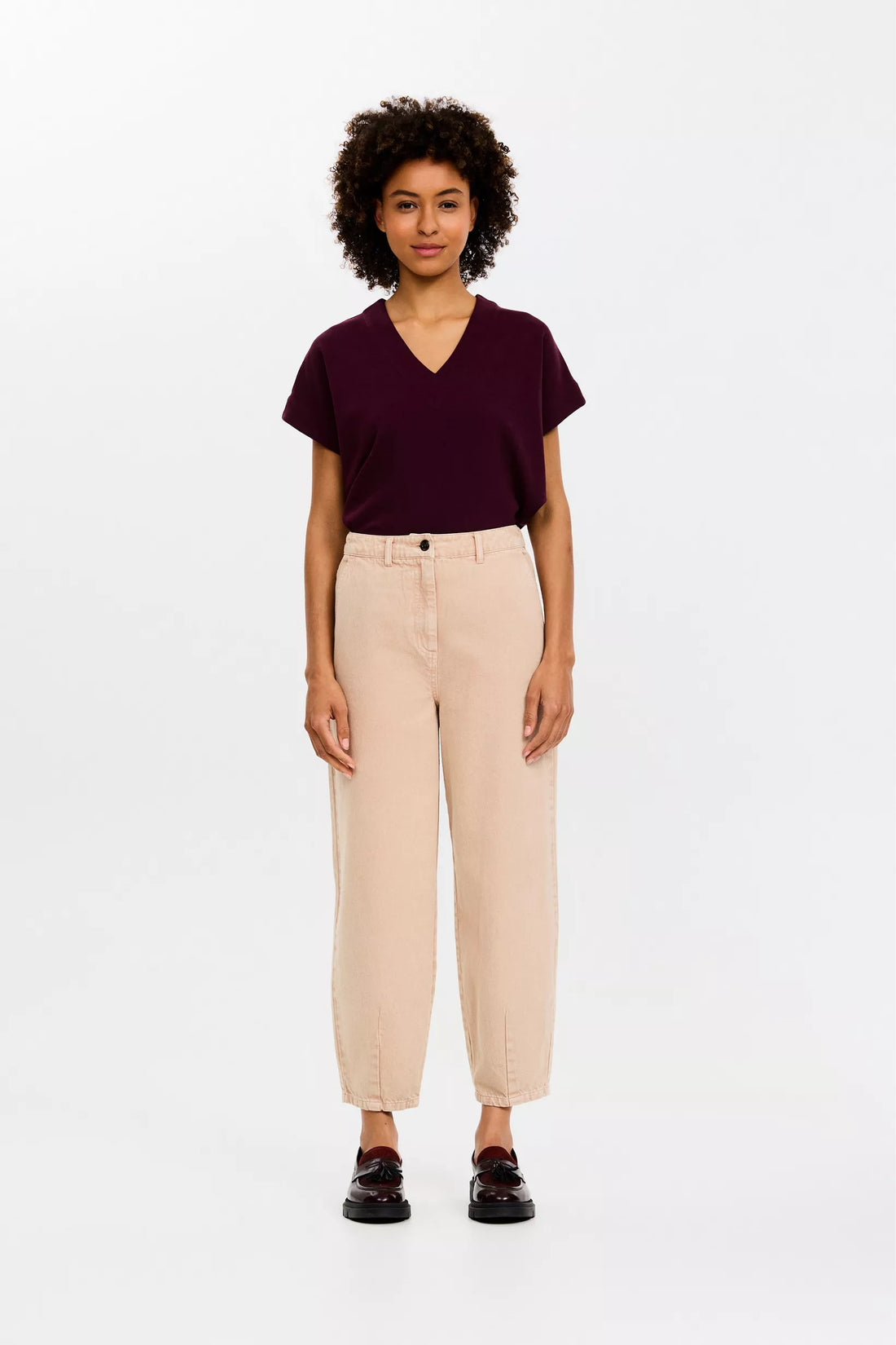 Saba top bordeaux