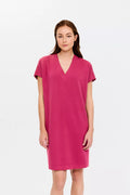 red medium Jurken - Sabadress Dress - AW25 van CKS
