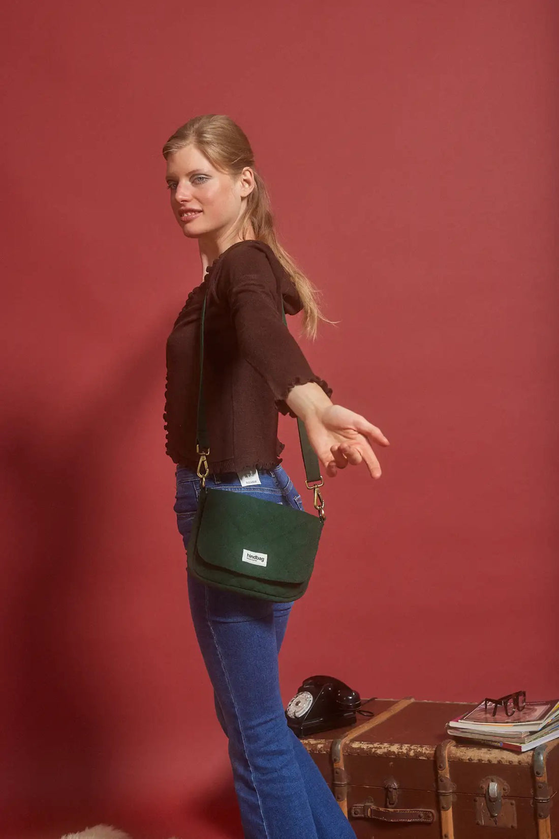 Margault Quilted Forestgreen Bag