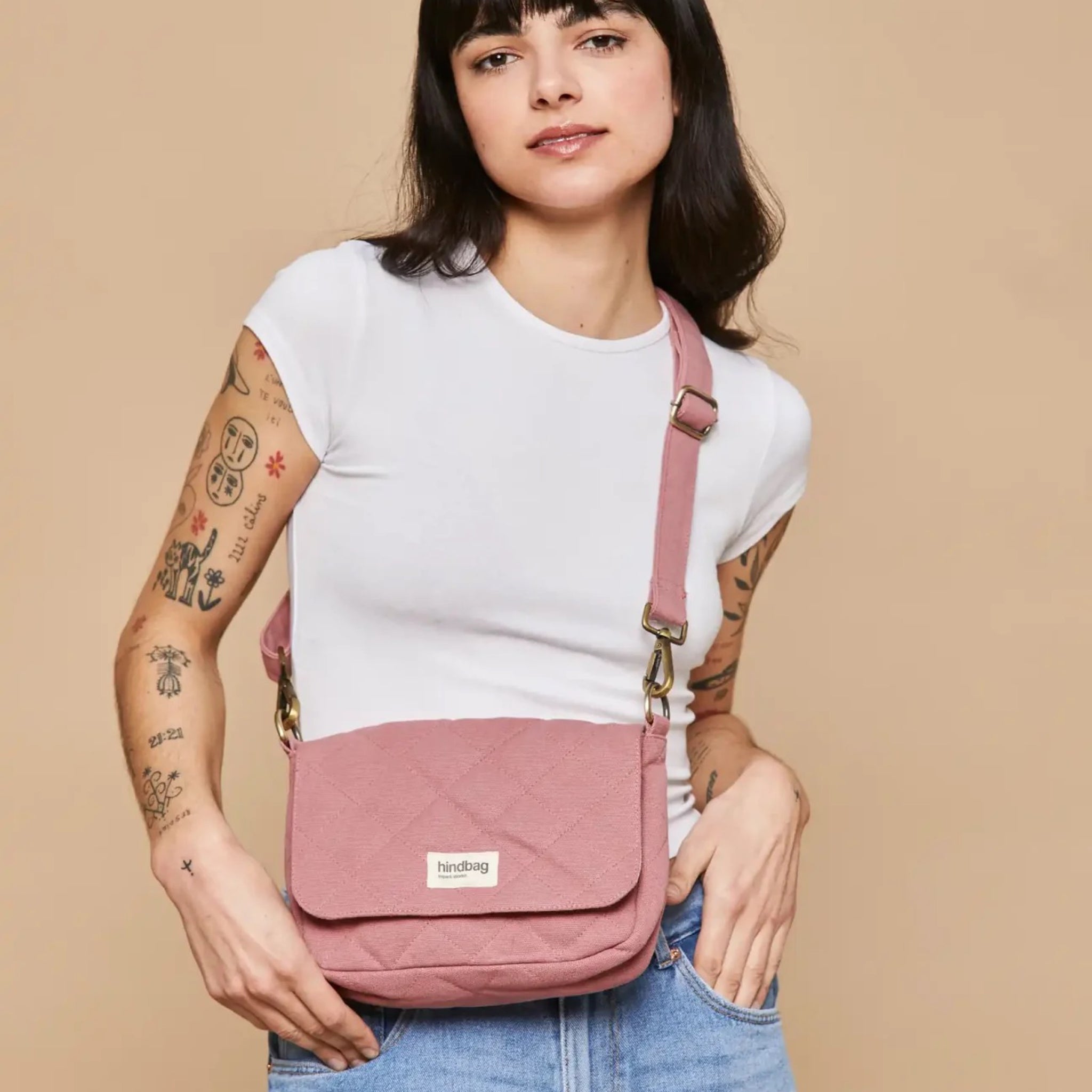 Margault Quilted Pink Blush Bag