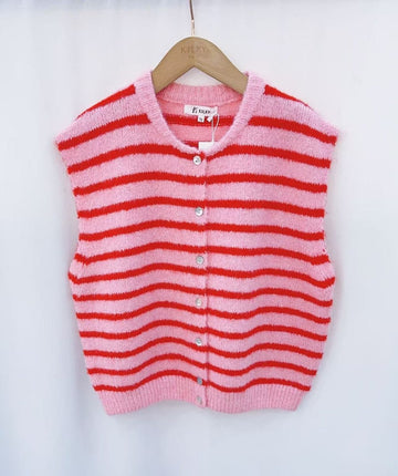 Salou striped debardeur – Cardigans voor dames in kleur | Meisjes