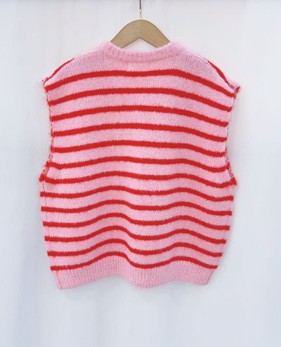 Salou striped debardeur – Cardigans voor dames in kleur | Meisjes