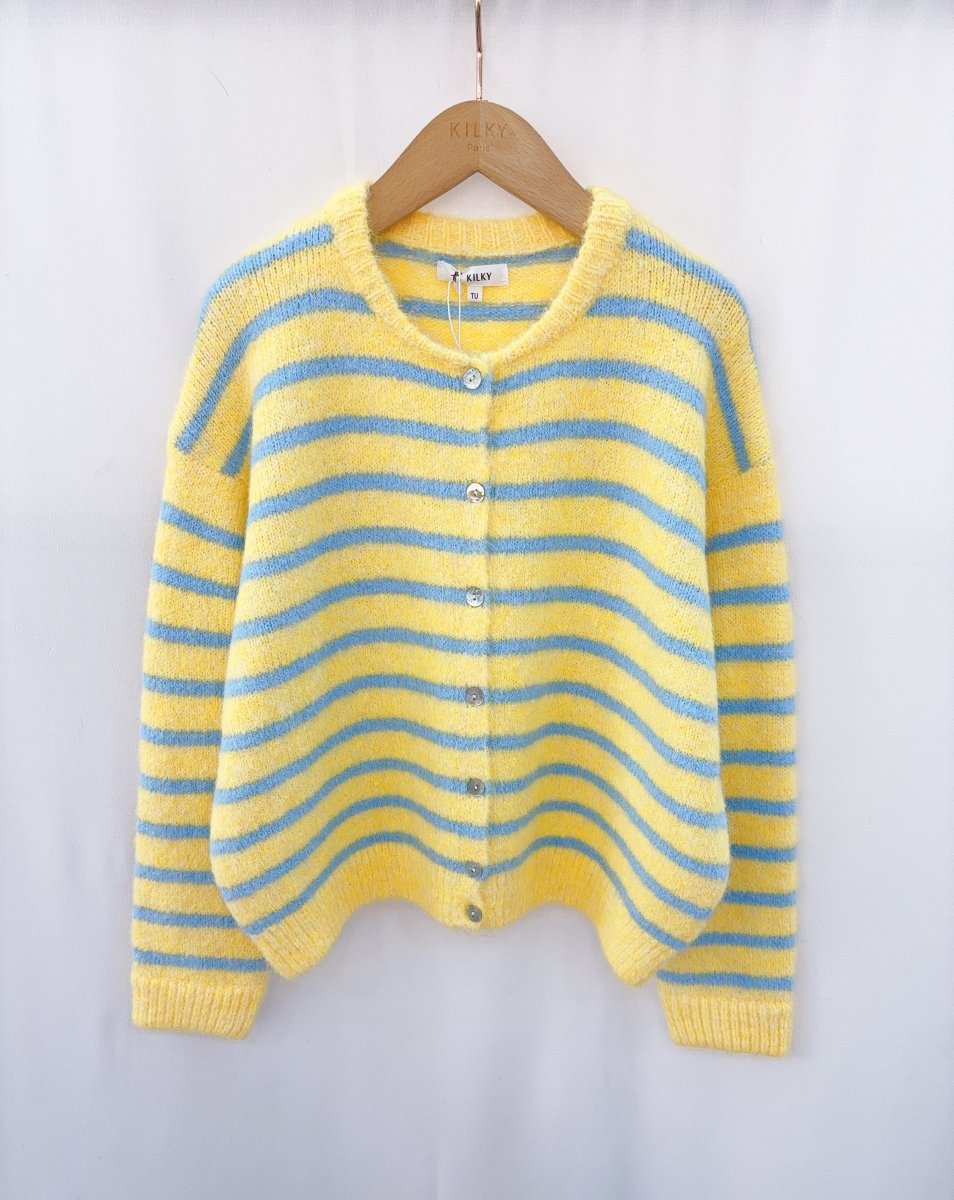 Salu Striped Cardigan – Cardigans voor dames in kleur | Meisjes