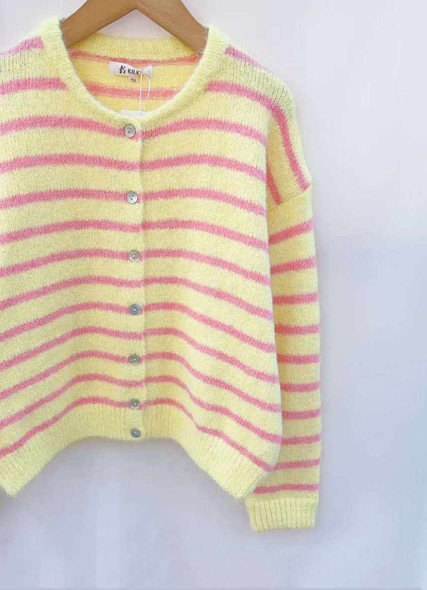 Salu Striped Cardigan – Cardigans voor dames in kleur | Meisjes