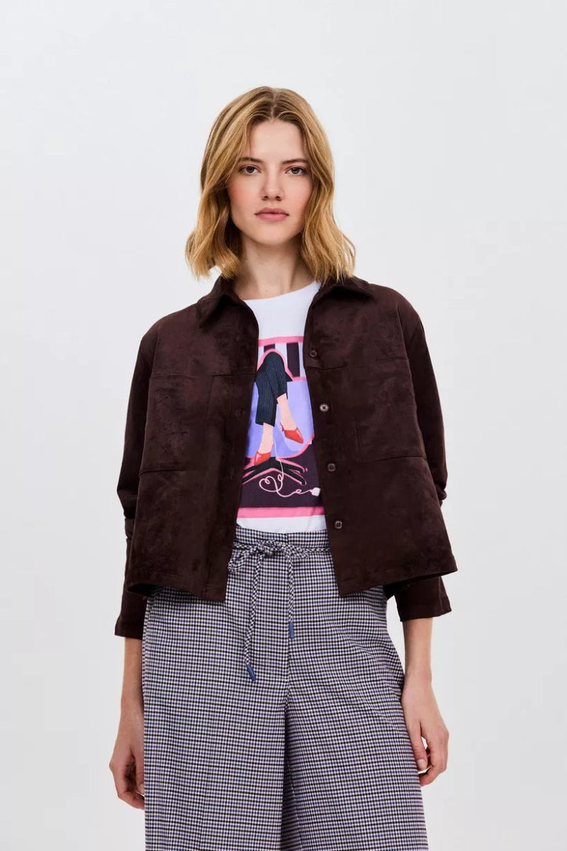 BRD brown dark Jassen - Selfie Jacket van CKS